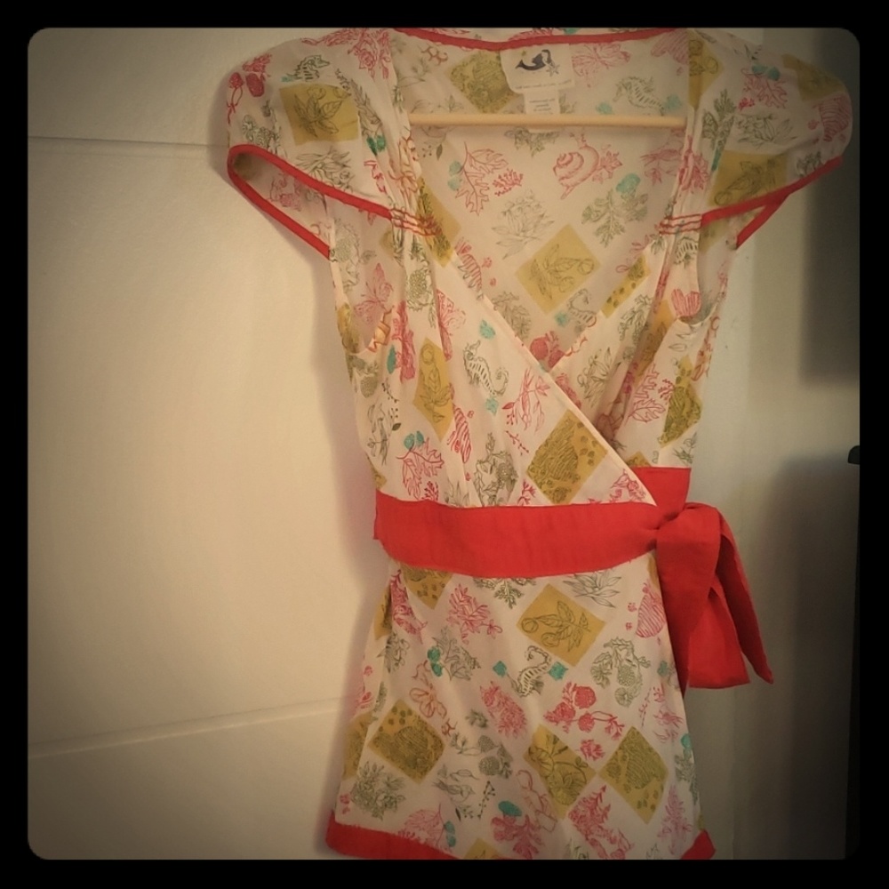 Anthropologie wrap shirt